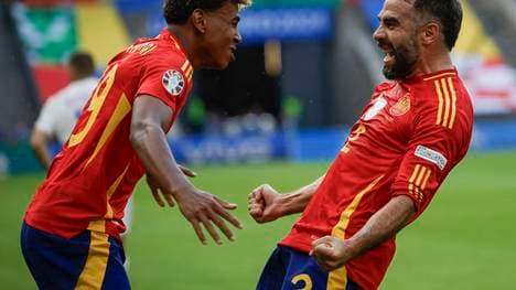 Lamine Yamal und Daniel Carvajal brillierten bei Spaniens Auftaktsieg
