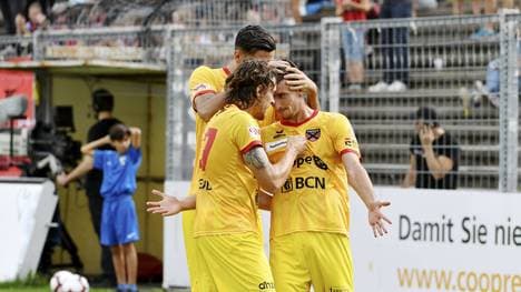 Xamax Neuchatel hat mit einer irren Aufholjagd gegen den FC Aarau den Abstieg verhindert