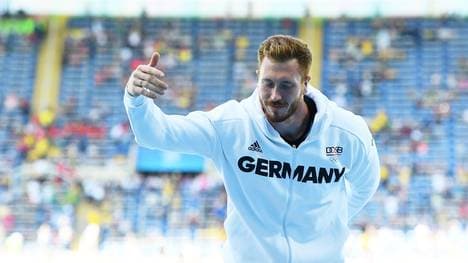 Christoph Harting wollte nach seinem Gold-Triumph nicht mit den Journalisten reden