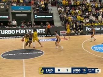Spiel Highlights zu MHP RIESEN Ludwigsburg - ROSTOCK SEAWOLVES