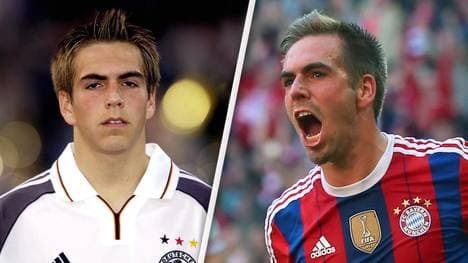 Lahm früher und heute