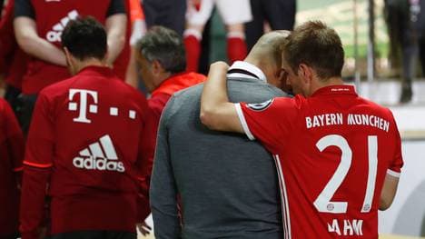 Philipp Lahm und Pep Guardiola haben eine hohe Meinung voneinander