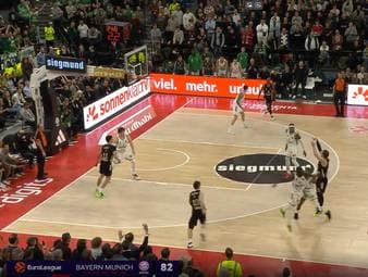 Der FC Bayern Basketball zittert bis in die letzte Minute gegen Panathinaikos Athen. In den finalen Spielszenen dreht ein deutscher Weltmeister auf. 