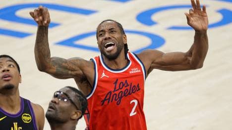 Im Trikot der Los Angeles Clippers: Kawhi Leonard