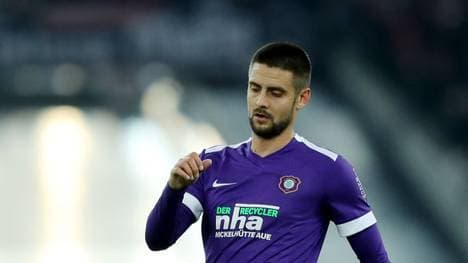 Dimitrij Nazarov spielt seit 2016 für den FC Erzgebirge Aue