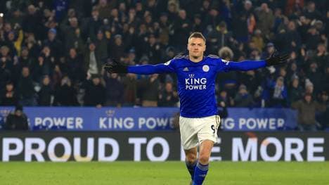 Jamie Vardy ist bei Leicester City derzeit nicht zu stoppen