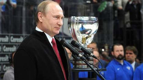Russlands Präsident Wladimir Putin empfing die Eishockey-Welt zuletzt zur WM 2016