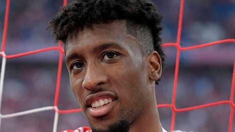 Kingsley Coman bei der Meisterfeier 2022 