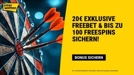 Interwetten Freebet Code für Darts