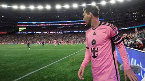 Lionel Messi lockte in Foxborough nahe Boston die Massen an