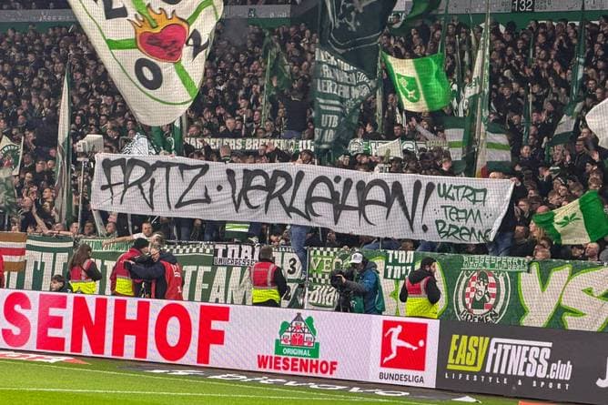 Fans verspotten Werder-Boss