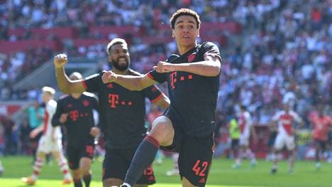 Jamal Musiala schoss das entscheidende Tor zur Deutschen Meisterschaft für den FC Bayern