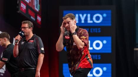 Jan Schmidt war gegen James Wade klar unterlegen