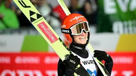 Katharina Schmid hatte gut Lachen