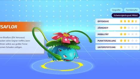 Bisaflor - Neben Turtok und Glurak das dritte vollentwickelte Starter-Pokémon der ersten Generation