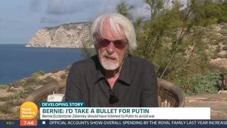 Bernie Ecclestone sorgt mit einem kruden TV-Interview über Wladimir Putin für Wirbel