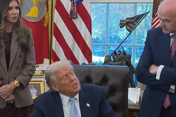 Trump droht: "Kann ich sagen, dass wir es verlegen werden?"