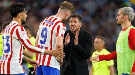 Atletico-Coach Diego Simeone wird seine Mannschaft bestens aufs Hinspiel gegen Arsenal einstellen! 