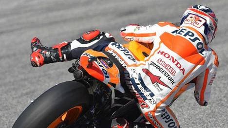 Zu viel Risiko: Marc Marquez stürzte in Misano und verlor einige WM-Punkte
