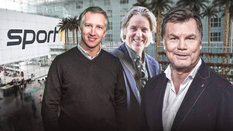 Frank Baumann und Jan Age Fjörtoft sind am Sonntag zu Gast bei Thomas Helmer im CHECK24 Doppelpass