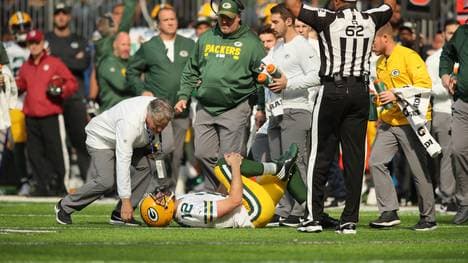 Aaron Rodgers verletzte sich im Spiel gegen die Minnesota Vikings schwer