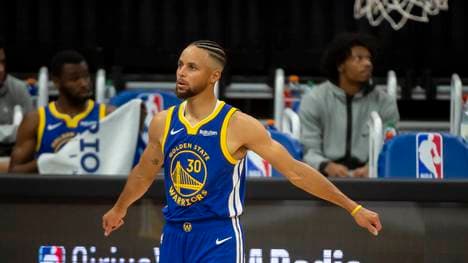 Warriors-Superstar Stephen Curry lief gegen die Orlando Magic heiß