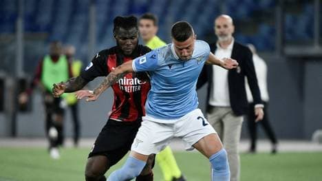 Franck Kessie (l.) und Sergej Milinkovic-Savic