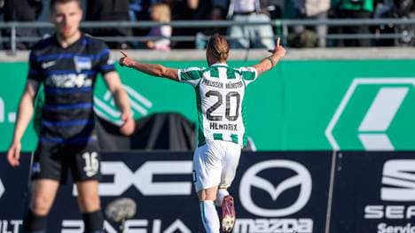 Jorrit Hendrix gelang ein Traumtoe gegen Hertha 