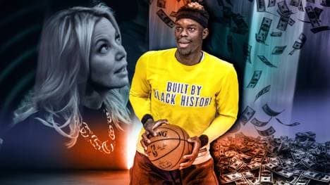 Lakers-Besitzerin Jennie Buss (l.) und Dennis Schröder