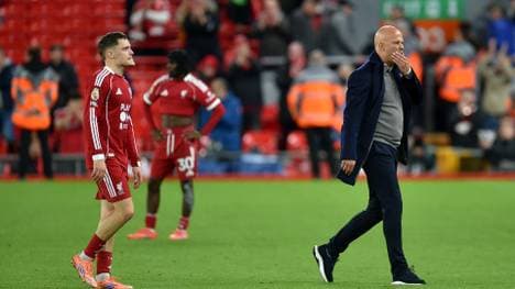 Enttäuscht: Florian Wirtz (l.) und Arne Slot