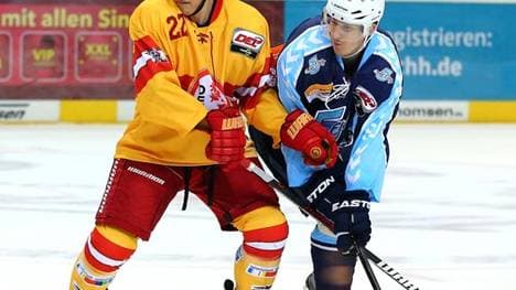 Corey Mapes (l.) spielt seit 2013 für die Düsseldorfer EG