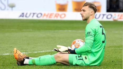 Marcel Lotka will am Samstag mit der Hertha den Klassenerhalt schaffen