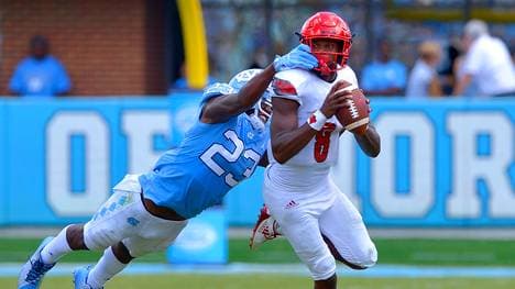 Louisville v NorCardinals-Quarterback Lamar Jackson zeigt erneut eine herausragende Vorstellungth Carolina