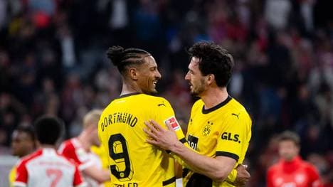 Sébastien Haller und Mats Hummels