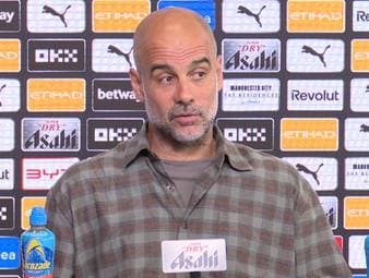 Pep Guardiola ist besorgt über den Einsatz von KI und sagt, er habe auf X Aussagen gesehen, die er nie getätigt habe.