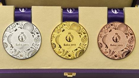 Medaillen Baku