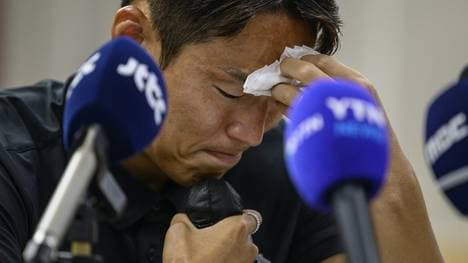 Sprach unter Tränen über die Vorwürfe: Jun-Ho Son