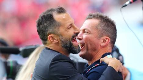 Lothar Matthäus (rechts) lobt Bayerns Hasan Salihamidzic