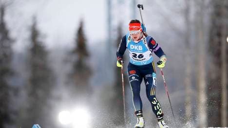 Denise Herrmann überzeugte beim Biathlon-Weltcup in Östersund