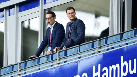 Die HSV-Führung um Präsident Marcell Jansen (r.) ist wohl zurückgetreten
