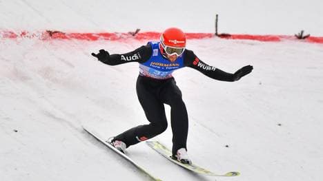 Markus Eisenbichler kann in der Gesamtwertung der Tournee auf das Podest springen