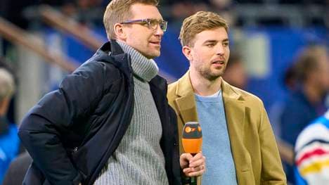 Per Mertesacker (l.) und Christoph Kramer sind bei der EM für das ZDF als Experten im Einsatz