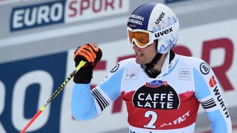 Fritz Dopfer belegte im Riesenslalom in Meribel Rang zwei