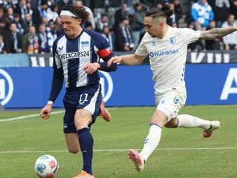 Hertha patzt gegen Schlusslicht