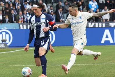 Hertha patzt gegen Schlusslicht