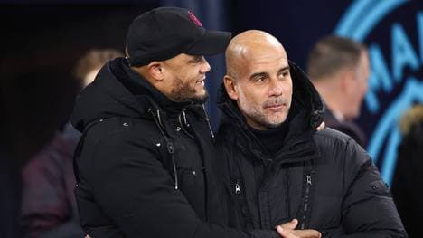 Vincent Kompany hat einst unter Pep Guardiola bei Manchester City gespielt