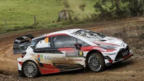 Jari-Matti Latvala flog kurz vor dem Ziel der Rallye Australien ab