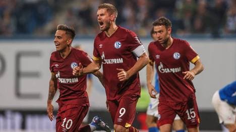 Simon Terodde war auch in Rostock der entscheidende Akteur für Schalke