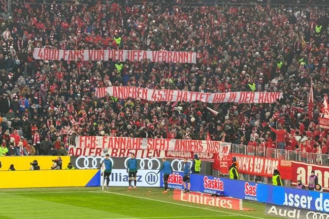 Bayern-Fans teilen gegen Bosse aus