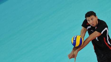 Germany's Andrae Bjoern receives the bal